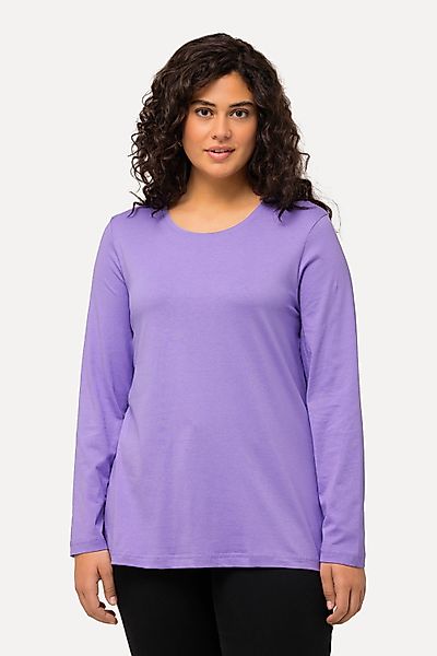 Ulla Popken T-Shirt Shirt Slim Rundhalsausschnitt günstig online kaufen