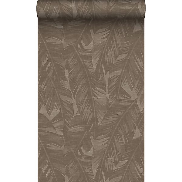 Origin Luxury Wallcoverings Tapete Bananenblätter Braun 50 X 900 Cm 348056 günstig online kaufen