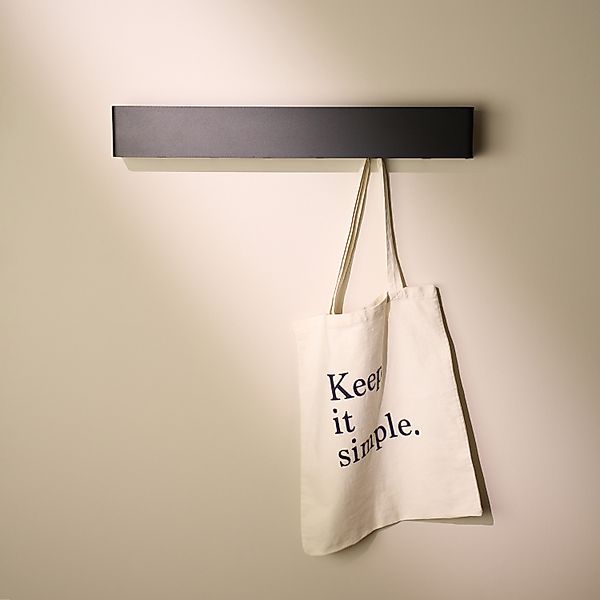 Designfabrik Hamburg Garderobenleiste, Wandgarderobe aus Metall, günstig online kaufen