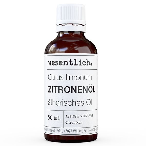 wesentlich. Duftlampe Zitronenöl 50ml - naturreines günstig online kaufen