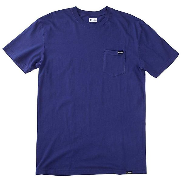 Etnies Icon Pocket Wash Kurzärmeliges T-shirt M Blue günstig online kaufen