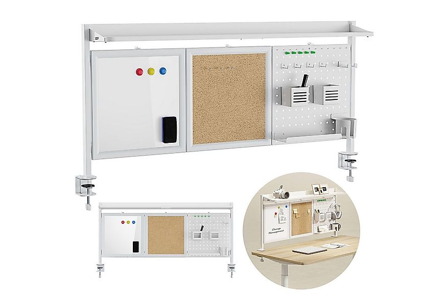Ergo Office Tafel ER-300 Schreibtisch-Organizer mit Korkplatte und Magnetpl günstig online kaufen