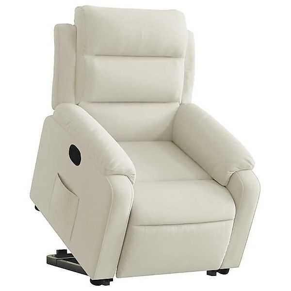 vidaXL Relaxsessel mit Aufstehhilfe Creme Samt 3205101 günstig online kaufen