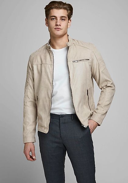 Jack & Jones Bikerjacke "ROCKY JACKET", ohne Kapuze günstig online kaufen