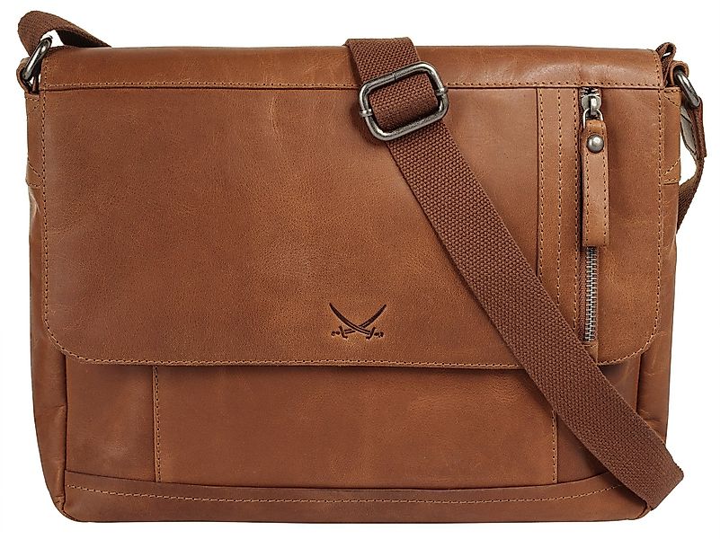 Sansibar Messenger Bag, echt Leder günstig online kaufen