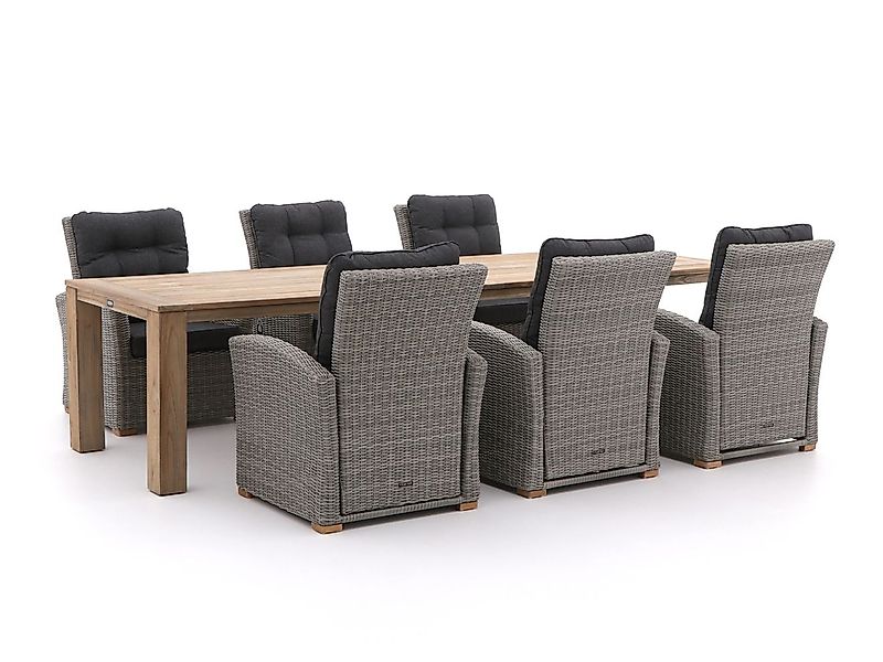 Intenso Mazzano/ROUGH-X 320 cm Lounge Gartenmöbel-Set 7-teilig verstellbar günstig online kaufen