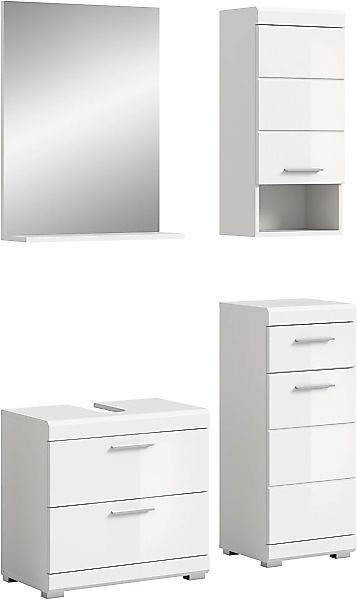 welltime Badmöbel-Set "Siena, 4 teilig, bestehend aus:" Set, TOPSELLER, 3 S günstig online kaufen