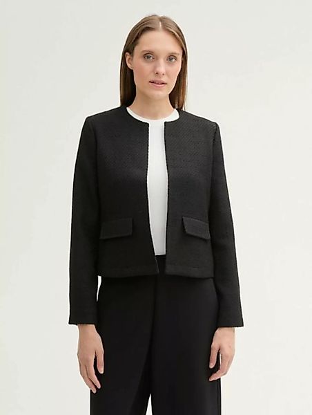 TOM TAILOR Jackenblazer Bouclé Blazer-Jacke günstig online kaufen