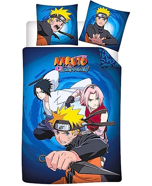 Naruto Kinderbettwäsche, Baumwolle, 2 teilig, Wendebettwäsche 135-140 x 200 günstig online kaufen