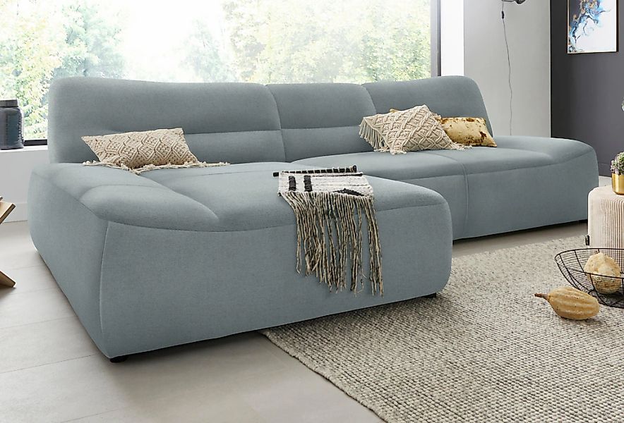 DOMO collection Ecksofa "Cesena moderne Polsterecke mit flachen Armlehnen, günstig online kaufen
