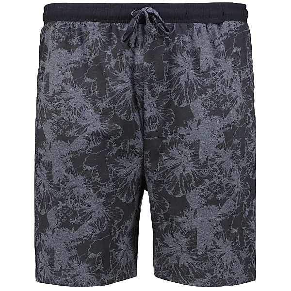 ADAMO Kurze Jogginghose mit Allover-Print Farbe anthrazit Größe: 10XL günstig online kaufen