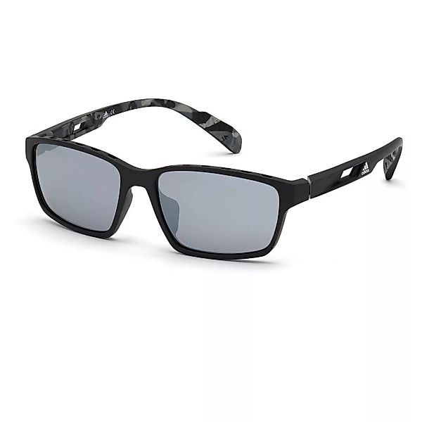 Adidas Sp0024 Sonnenbrille Mirror Grey/CAT3 Matte Black / Grey günstig online kaufen