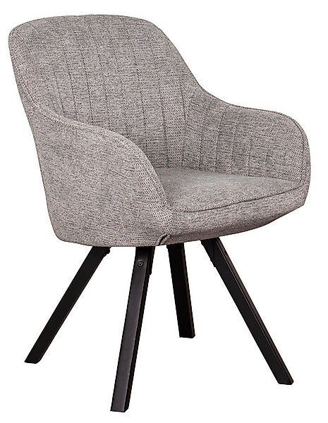 MR.DEKO Esszimmerstuhl Matera drehbarer Polsterstuhl mit Armlehnen (1 St), günstig online kaufen