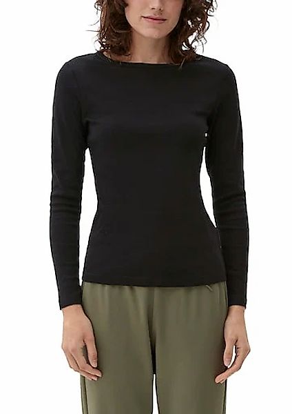 s.Oliver Langarmshirt mit U-Boot-Ausschnitt günstig online kaufen