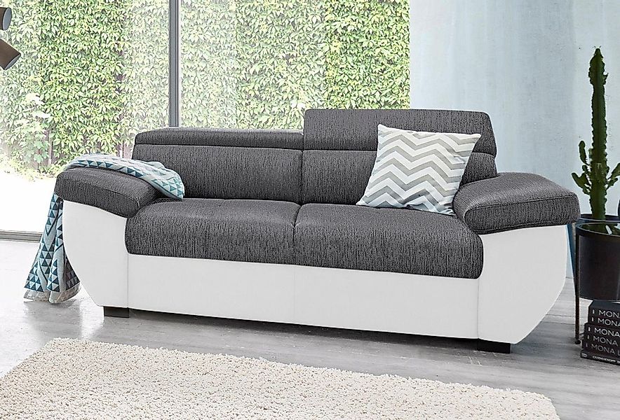 COTTA 2-Sitzer Speedway, Big-Sofa mit Kopfteilverstellung günstig online kaufen