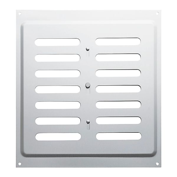 SOTECH Aluminium Lüftungsgitter Oval 260 x 240 mm mit Schiebeverschluss Ver günstig online kaufen