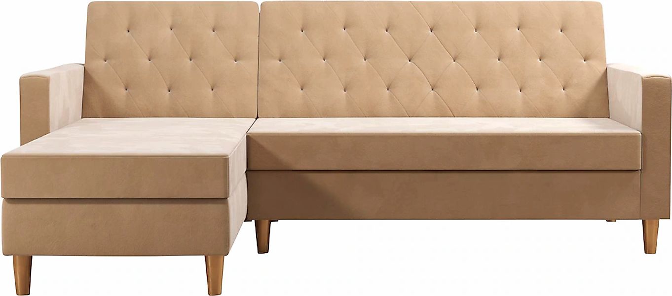 CosmoLiving by Cosmopolitan Ecksofa "Liberty, L-Form," mit Schlafffunktion, günstig online kaufen