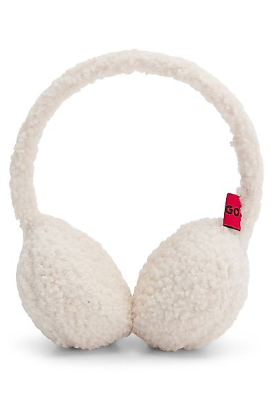 HUGO Ohrenwärmer "Claudya", mit tonaler Stickerei, Teddy günstig online kaufen