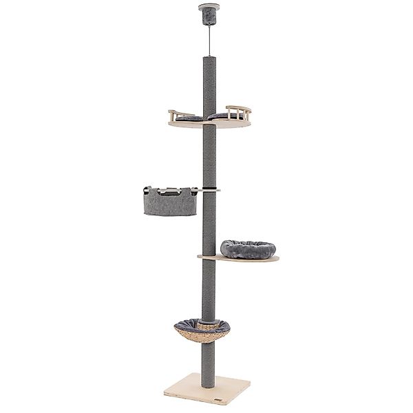 COSTWAY Kratzbaum, 5-stöckig, mit Hängematte & günstig online kaufen