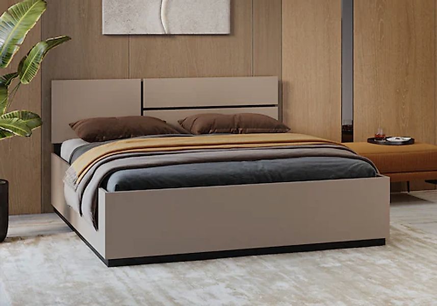 INOSIGN Bettgestell »Cross, moderner Bettrahmen«, Doppelbett in zwei Grösse günstig online kaufen