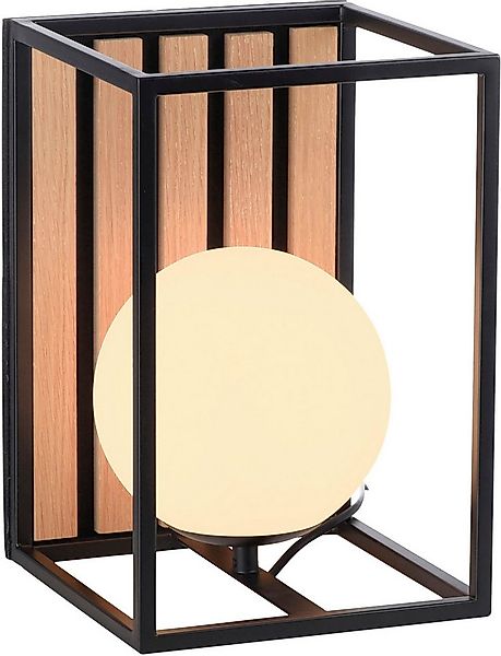 my home Tischleuchte Erinette Akustikpaneele mit Glaskugel, Ein-/Ausschalte günstig online kaufen