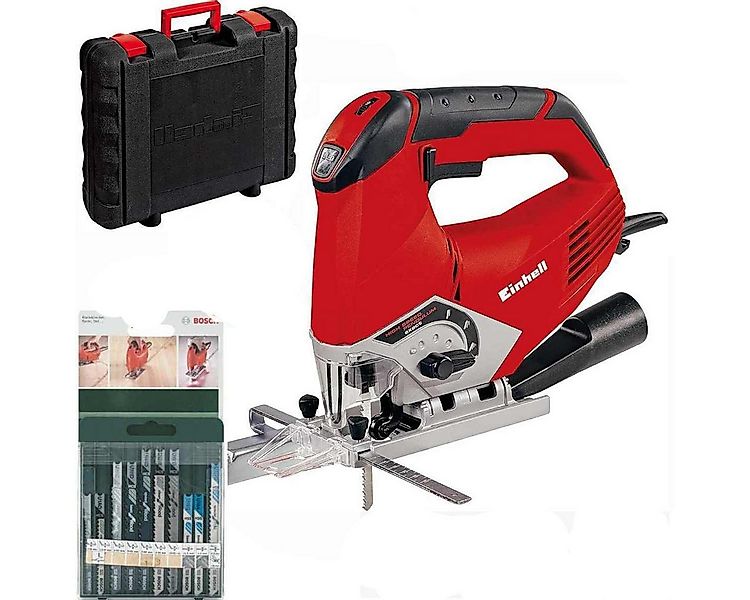 Einhell Pendelhubstichsäge TE-JS 100 750W 4-Stufen Pendelhub Koffer 10x Bos günstig online kaufen
