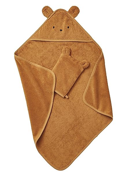 vertbaudet Kapuzenhandtuch Baby-Set aus Badetuch und günstig online kaufen