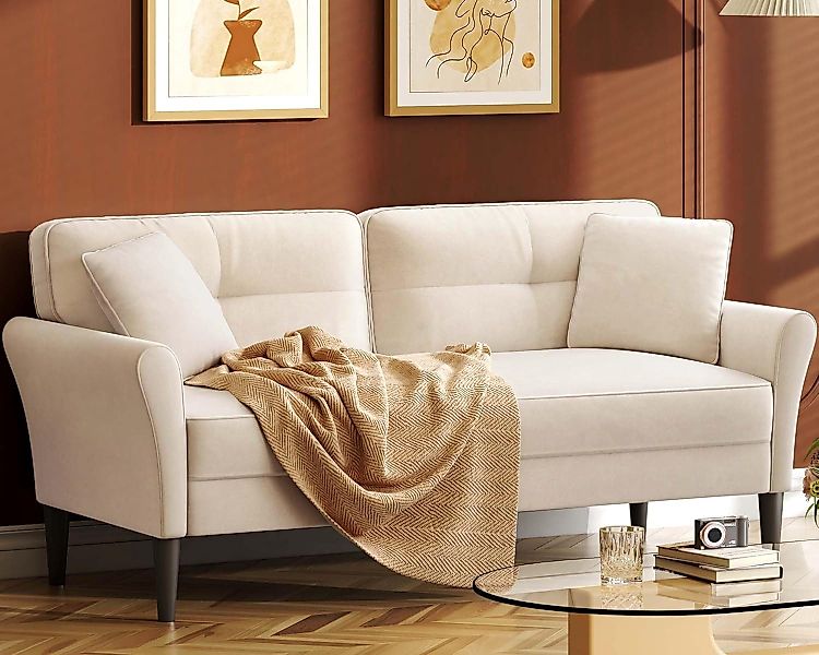 OUNUO Sofa 123CM kleine Couch 2 günstig online kaufen