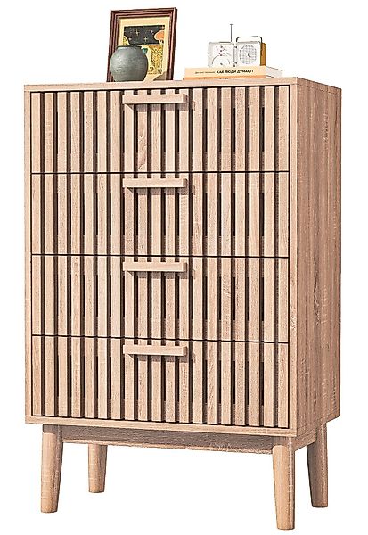 FUROKOY Sideboard Kommode Holz Mit rutschfesten günstig online kaufen