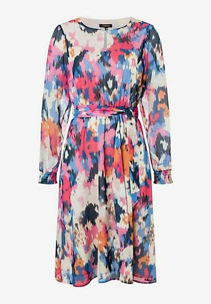 MORE&MORE Sommerkleid Chiffon Print Dress, ikat flower print günstig online kaufen