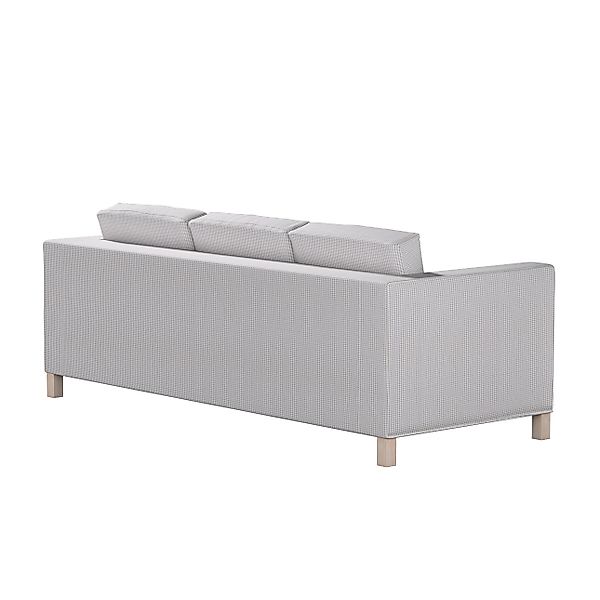 Bezug für Karlanda 3-Sitzer Sofa nicht ausklappbar, kurz, beige-blau, Bezug günstig online kaufen
