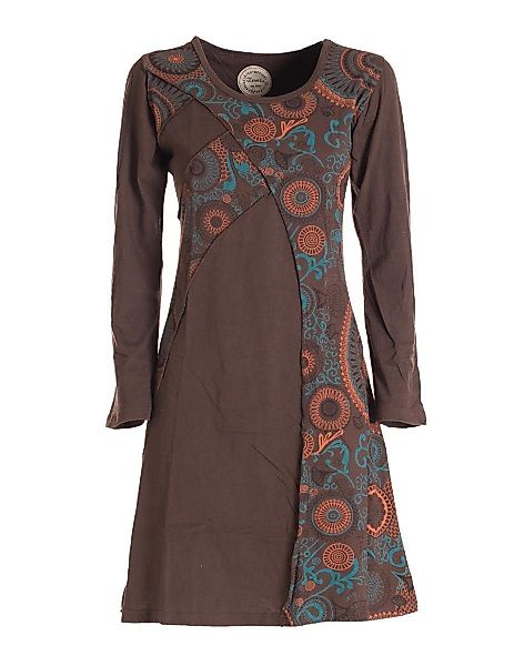 Vishes Jerseykleid Damen Mandala Kleid Blumenkleid günstig online kaufen