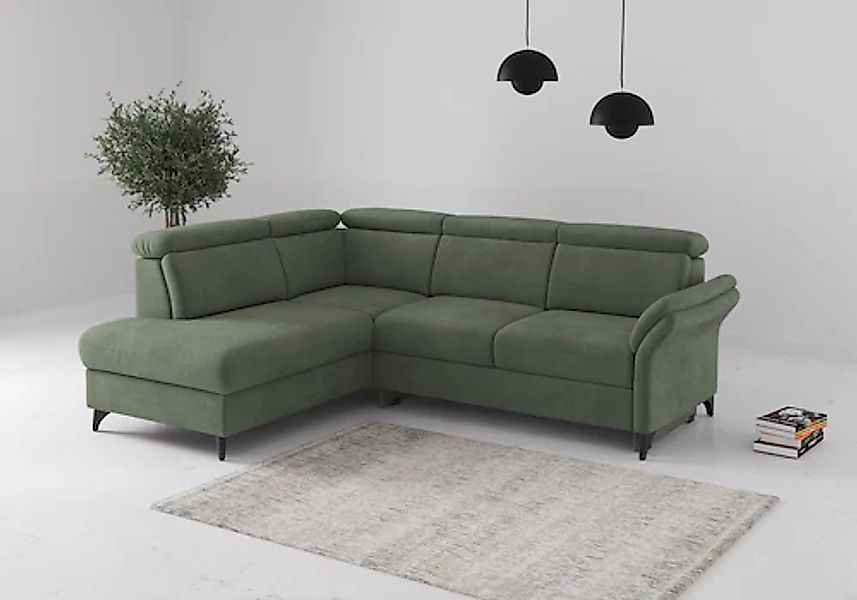 sit&more Ecksofa »Glendale« inkl. Kopfteilverstellung,wahlweise mit Vorzieh günstig online kaufen