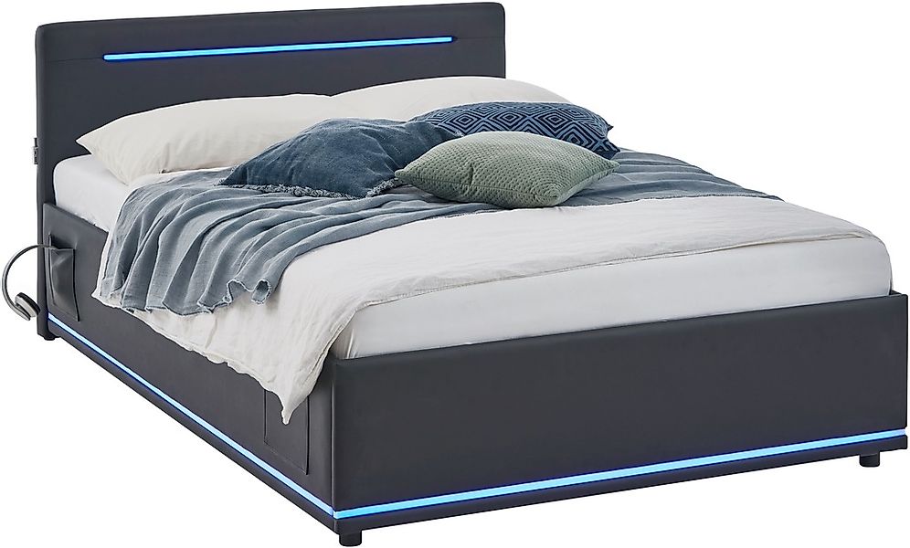 meise.möbel Polsterbett "CIRCLE inkl. LED-Beleuchtung & USB-Anschluss, wahl günstig online kaufen