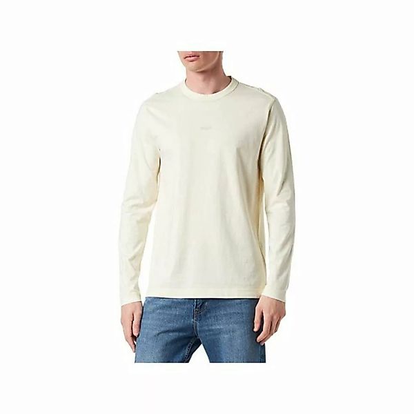 HUGO Rundhalsshirt beige (1-tlg) günstig online kaufen