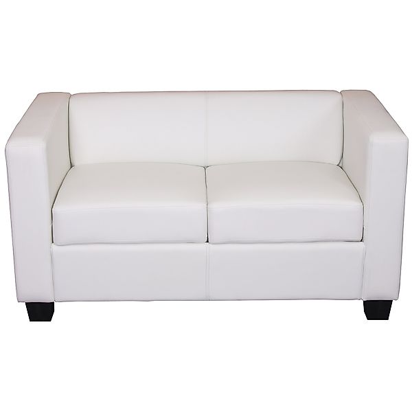 MCW 2er Sofa Lille Kunstleder Weiß günstig online kaufen