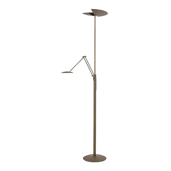 LED-Stehlampe New Sapporo, bronze, 183 cm, Metall Dimmer CCT günstig online kaufen