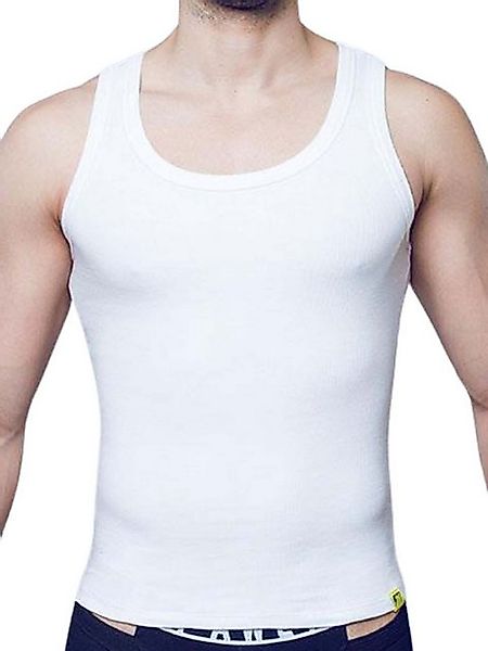 Supawear T-Shirt Supawear Ribbed Slashed Singlet Tank Top White M günstig online kaufen