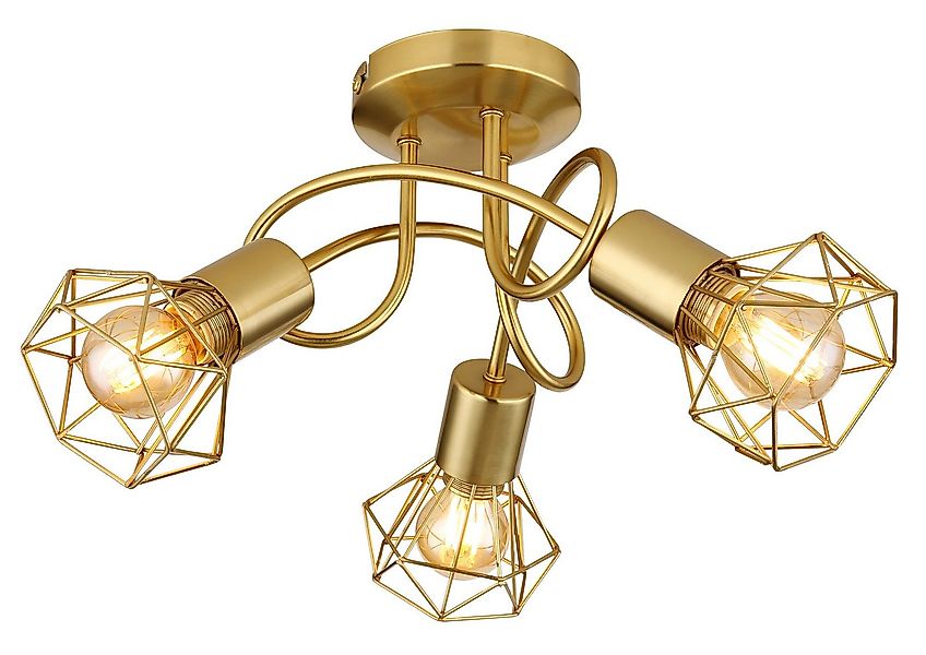 GLOBO LIGHTING Deckenleuchte XARA I, ohne Leuchtmittel, Deckenlampe/Wohnzim günstig online kaufen