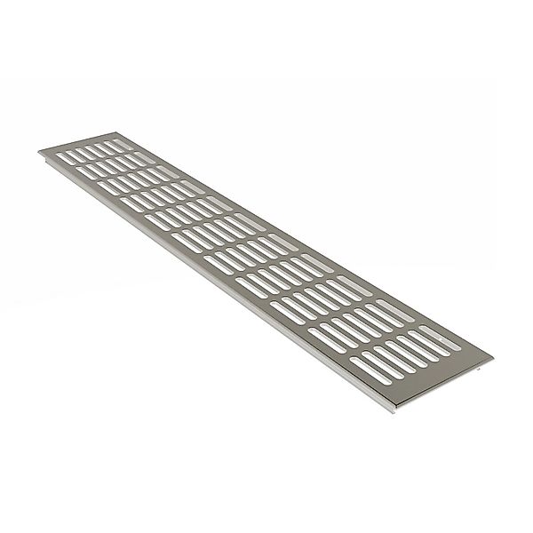 MS Beschläge Lüftungsgitter Aluminium robust eloxiert 100mm x 400mm günstig online kaufen
