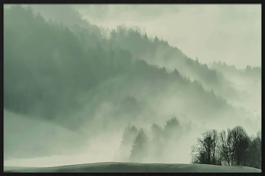 Wandkraft | Wanddekoration Winterwunder Berge günstig online kaufen