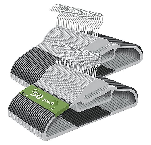 Ribelli Kleiderbügel 20/50 Stück, Rutschfester mehrfach Kleiderbügel mit 36 günstig online kaufen