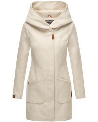 Marikoo Wintermantel "Maikoo" hochwertiger Mantel in Wollmantel-Optik mit g günstig online kaufen