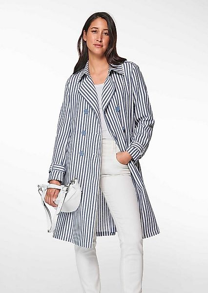 MADELEINE Kurzmantel Trenchcoat mit Streifen günstig online kaufen