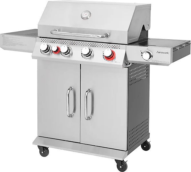 Hanseatic Gasgrill "Memphis", BxTxH: 133x61x113,6 cm, 19 kW Gesamtleistung günstig online kaufen
