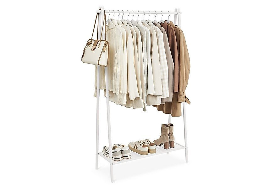 SONGMICS Kleiderständer, Garderobenständer, Kleiderstange, 92,5 x 33,5 x 15 günstig online kaufen