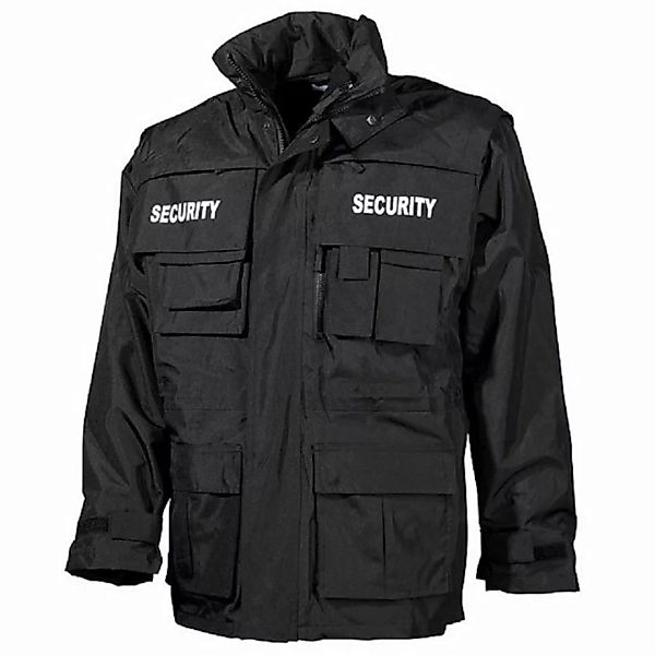 MFH Funktionsjacke Jacke, Security, schwarz, wasserdicht, antistatisch Patc günstig online kaufen