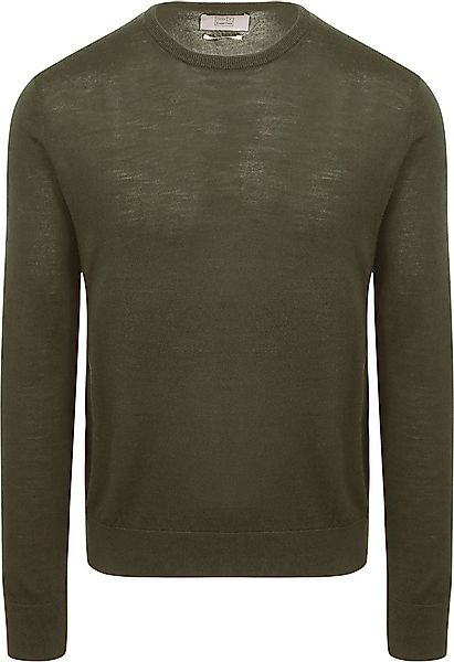 King Essentials The John Pullover Merino Army Grün - Größe M günstig online kaufen