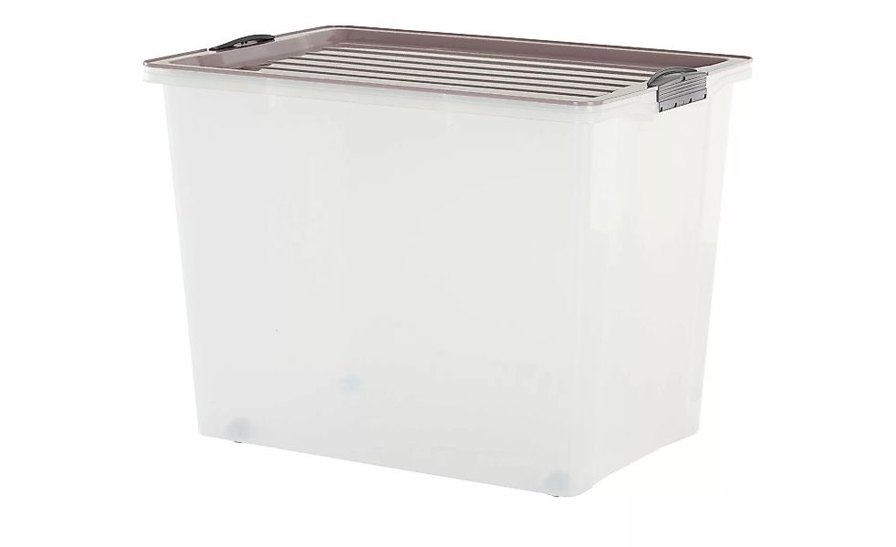 Rotho Aufbewahrungsbox mit Deckel - lila/violett - Kunststoff - 39,5 cm - 4 günstig online kaufen