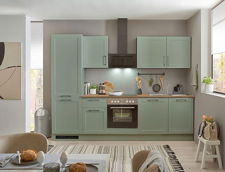 BASIC by Balculina Küchenzeile "Marsi" Breite 280 cm, wahlweise mit E-Gerät günstig online kaufen